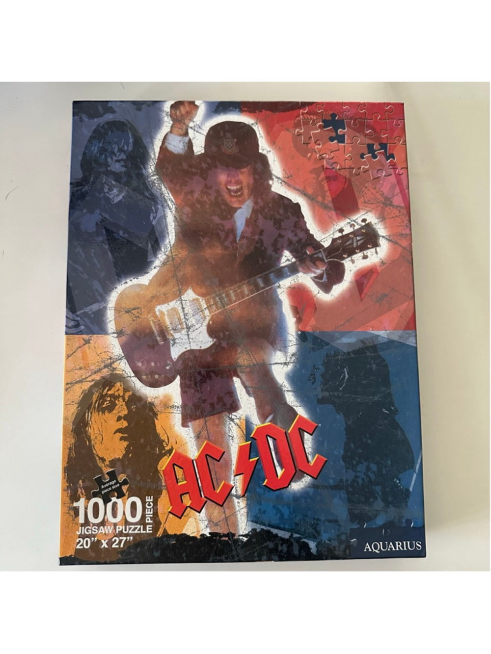 Aquarius AC/DC 1000 Piece Jigsaw Puzzle (Complete) - 20" x 27"